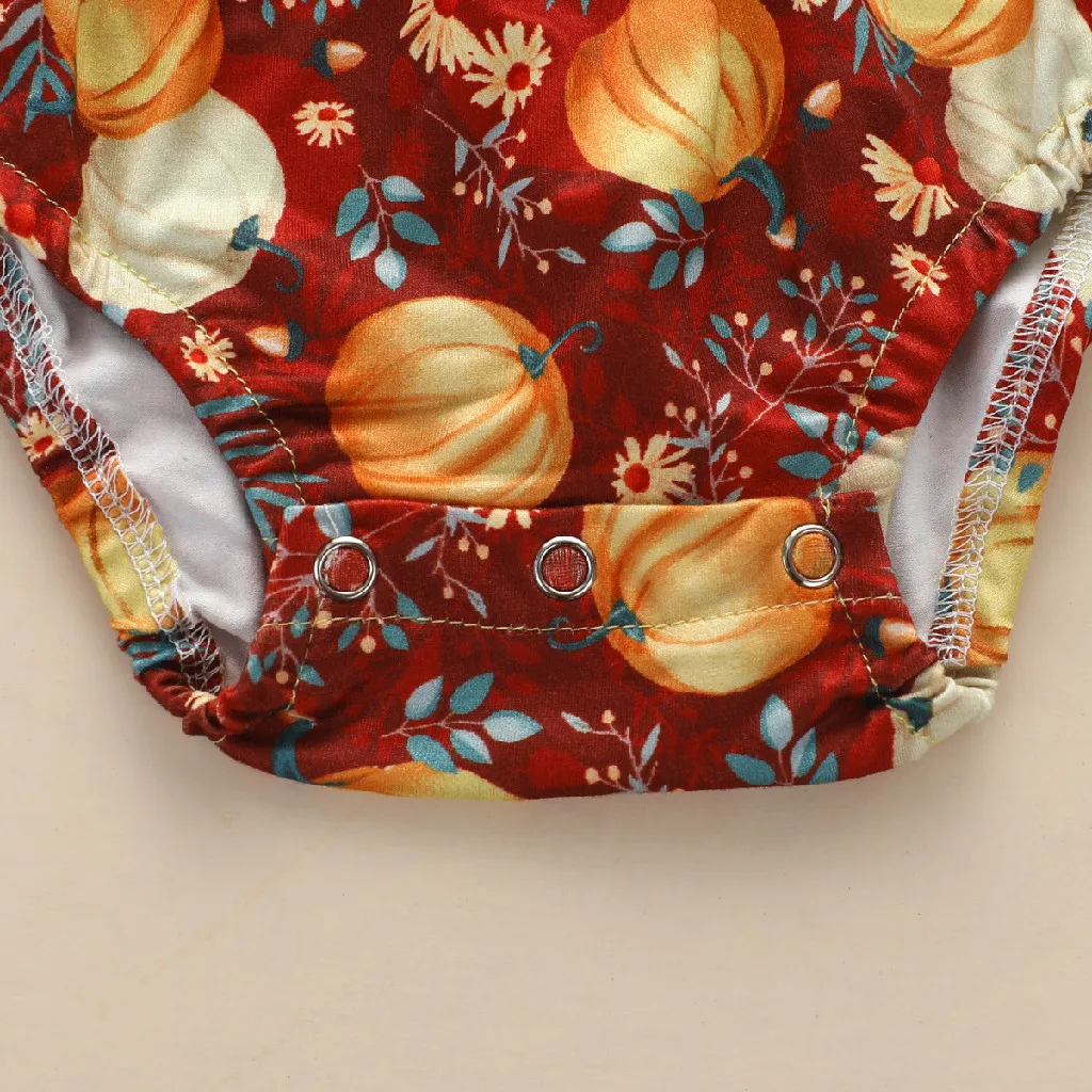 Осенняя одежда для маленьких девочек от 0 до 2 лет комбинезон с длинными рукавами