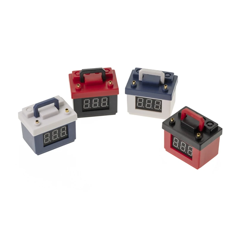 

2-4S Battery Low Voltage Buzzer Alarm Indicator Tester Decoration for Axial SCX10 Traxxas TRX4 1/10 1/8 RC Crawler