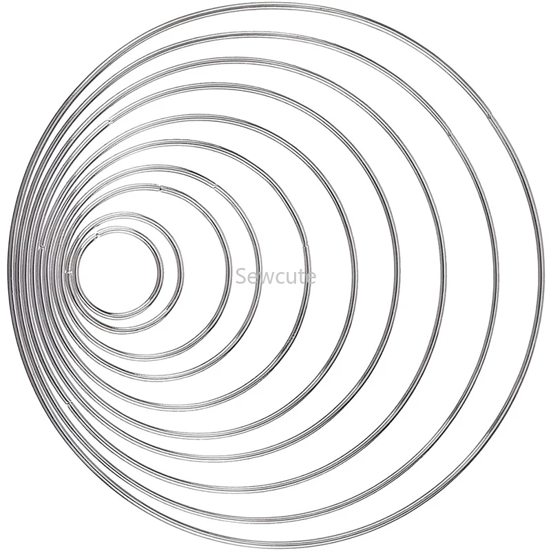 

Металлические обручи для рукоделия, набор из 10 штук