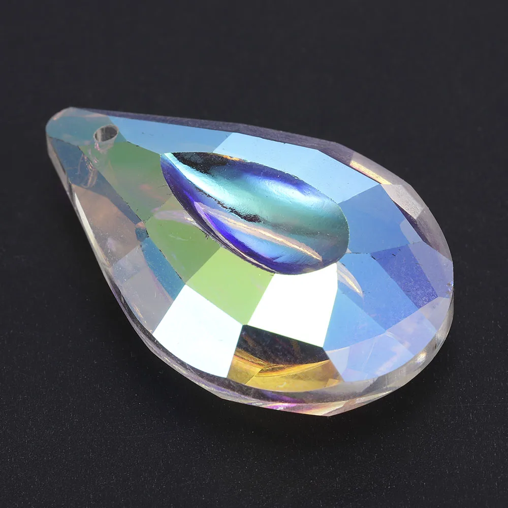 

Rainbow Crystal Suncatcher Chandelier Lamp Prism Hanging Pendant Home Decor Charms for Jewelry Making