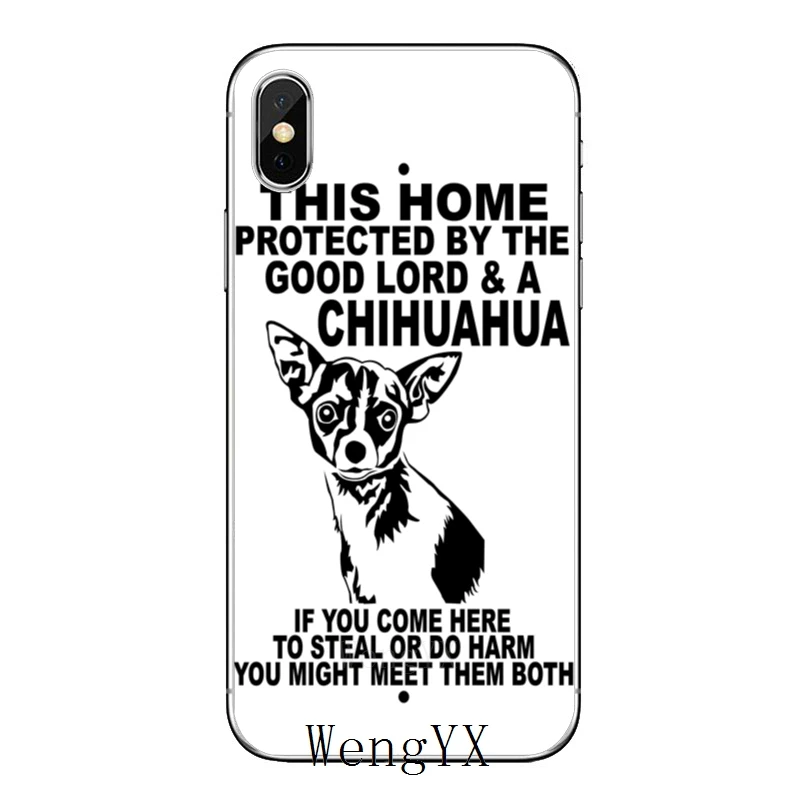 cute Chihuahua Dog puppy For Samsung Galaxy S10 Lite S9 S8 S7 S6 edge Plus S5 S4 Note 9 8 5 4 mini Accessories phone case | Мобильные