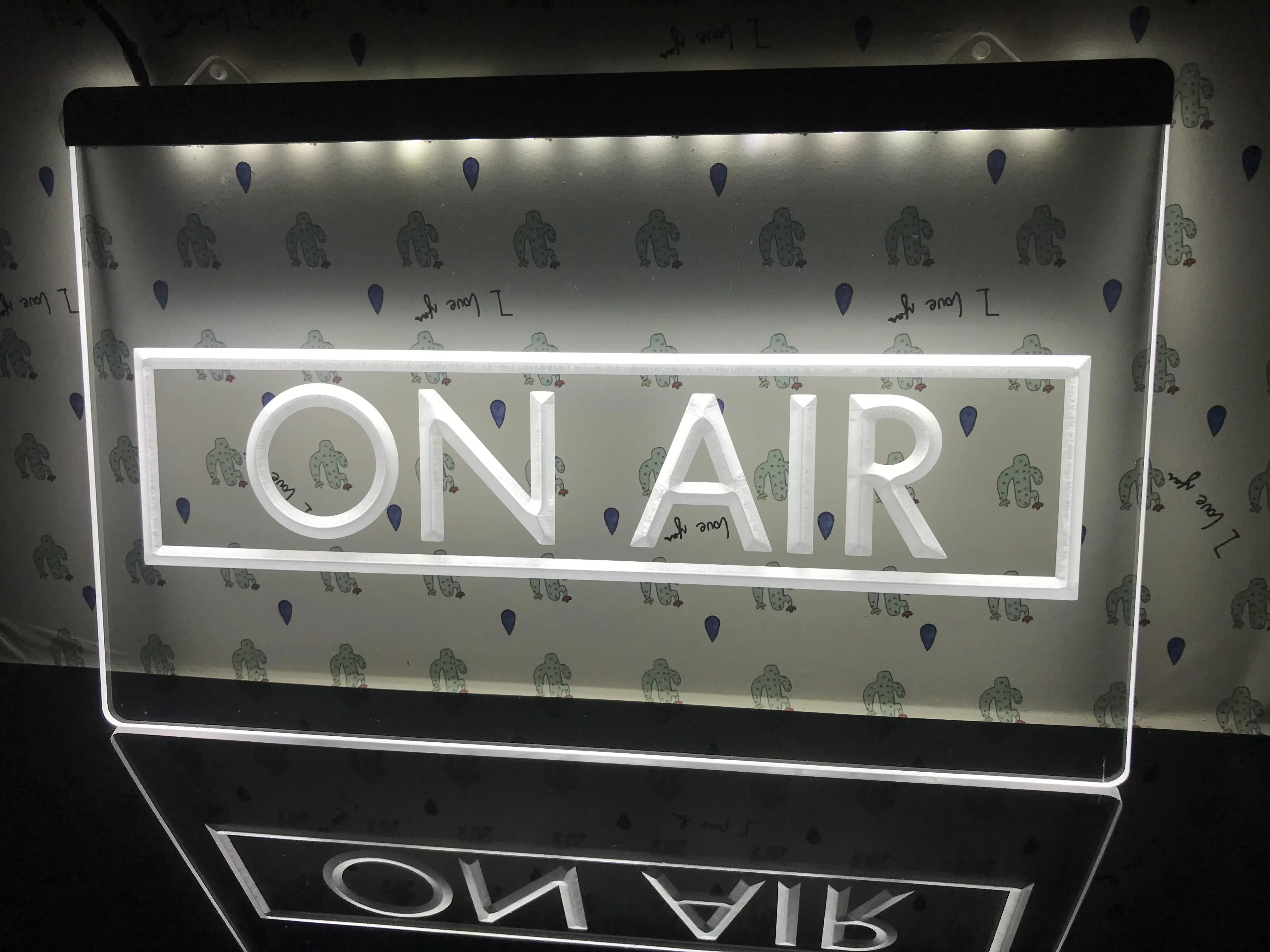 I480 On Air звукозаписывающая студия Новый Nr светодиодный неоновый Световой