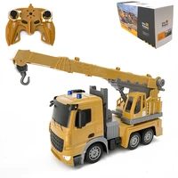 rc truck crane 124 2 4g 7ch remote control crane truck construction engineering vehicles simulation sound educational truck