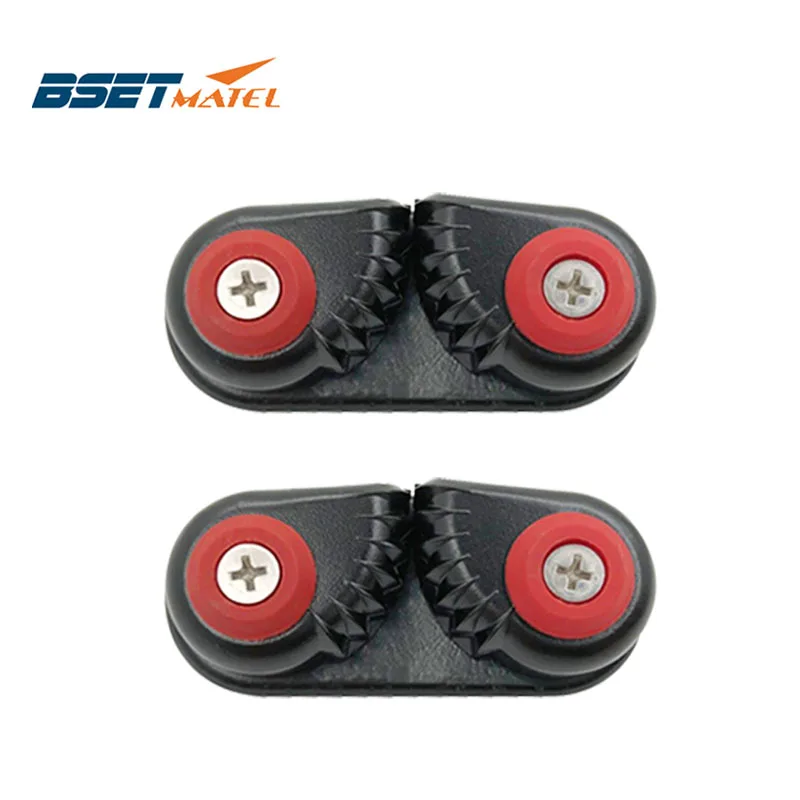 2X черный анодированный алюминиевый Cam cleat лодка веревка Matic морской парусный