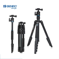 dhl free shipping benro it25 portable camera tripod reflexed removerble traveling monopod carrying bag max loading 6kg