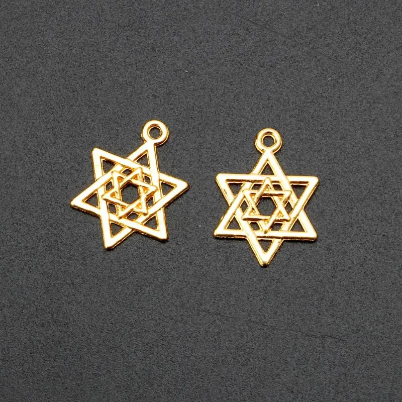 10 шт. шестиугольная звезда рамка из смолы подвеска искусственная смола