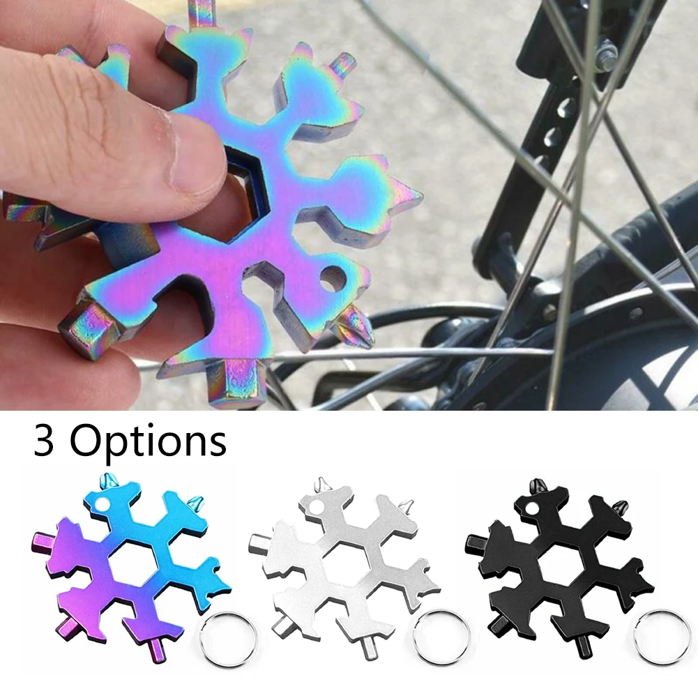 

Snow Wrench Tool EDC Hex Snow Wrench Hexagonal Snowflake Multifunctional