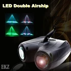 Красочные 10Вт кзсв узор светодиодный сценический эффект светильник ing 12864 светодиодный двойной головкой дирижабль проектор лампа светильник для DJ диско вечерние светильник s