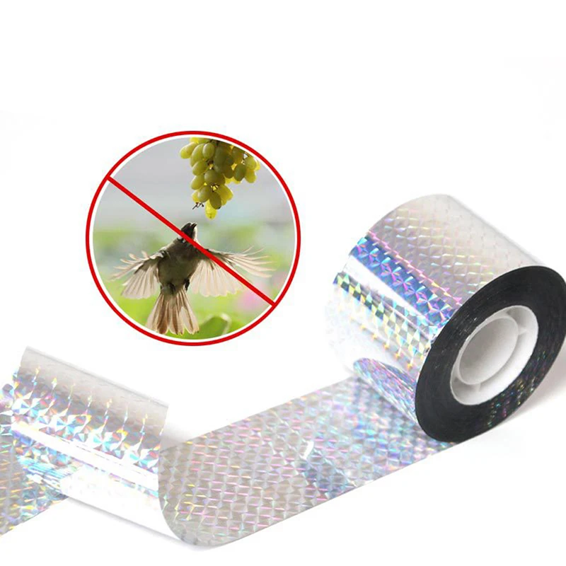 

1pc 110M/50M Anti Bird Tape Bird Scare Tape Audible Repellent Fox Pigeons Repeller Ribbon Tapes for Pest Control