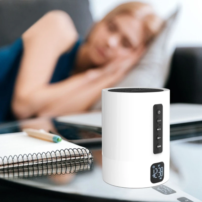 Bluetooth колонка с ночным светильник ением и будильником Беспроводная поддержка USB