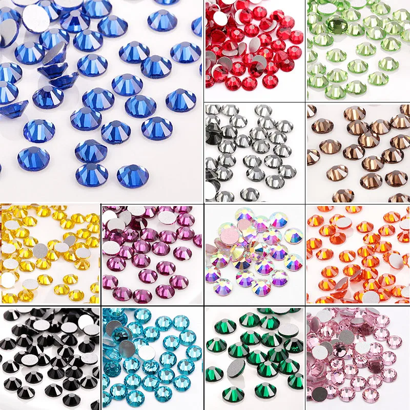 

Flat Crystal Nail Art Jewelry DIY Jewelry Accessories 3D Nail Art Makeup Costume Wedding (1.5-1.6mm / 1440pcs)
