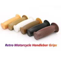 vintage motorcycle grips retro motorbike 22mm 78 handlebar handle rubber covers fit for honda yamaha suzuki kawasaki benelli