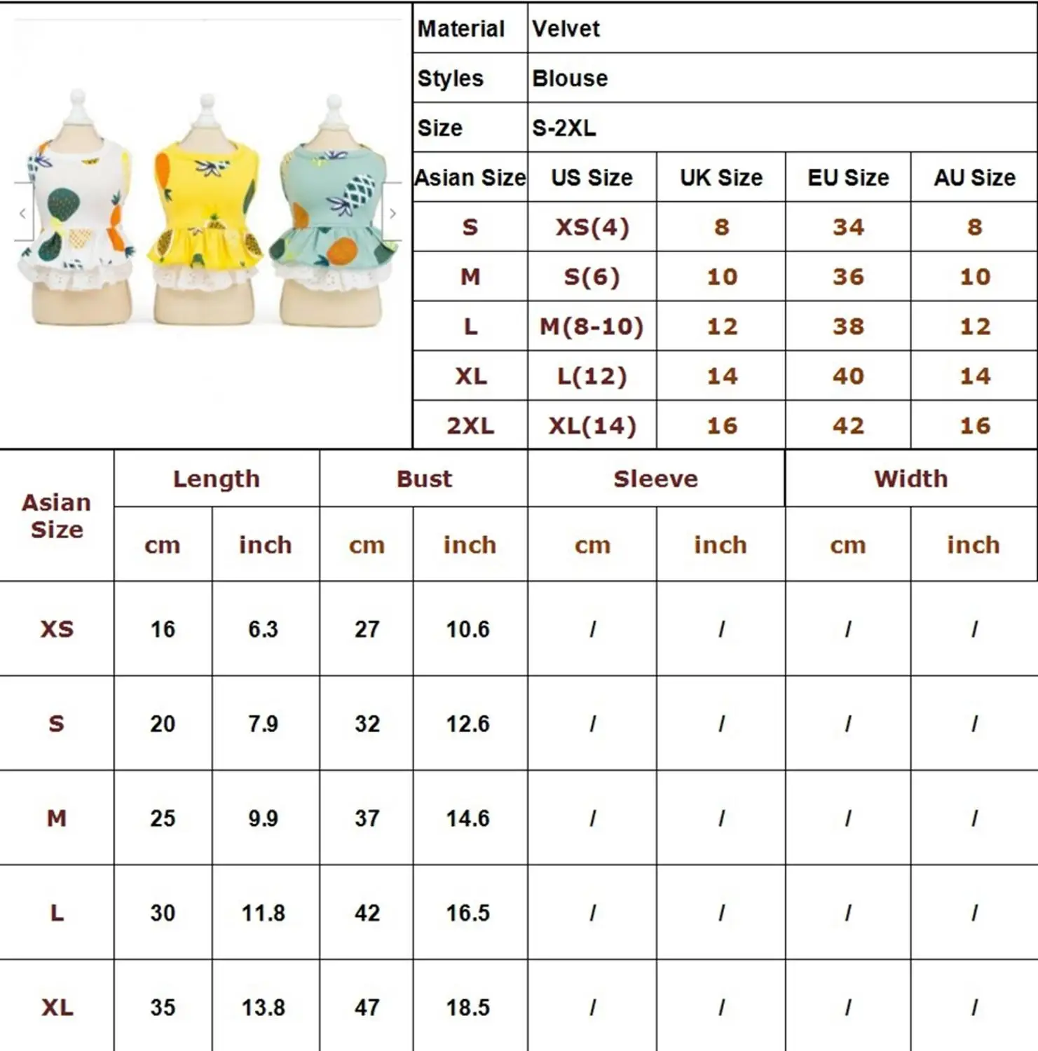 Модная хлопковая одежда для домашних животных милое платье с фруктовым узором