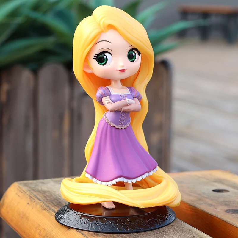 

Q postsket Disney long hair Princess Le Pei hand made doll model cake display gift toys