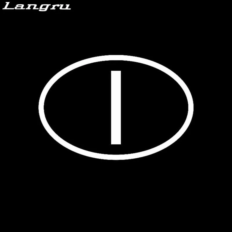 Рисунок 2 - Овальные виниловые наклейки Langru 13