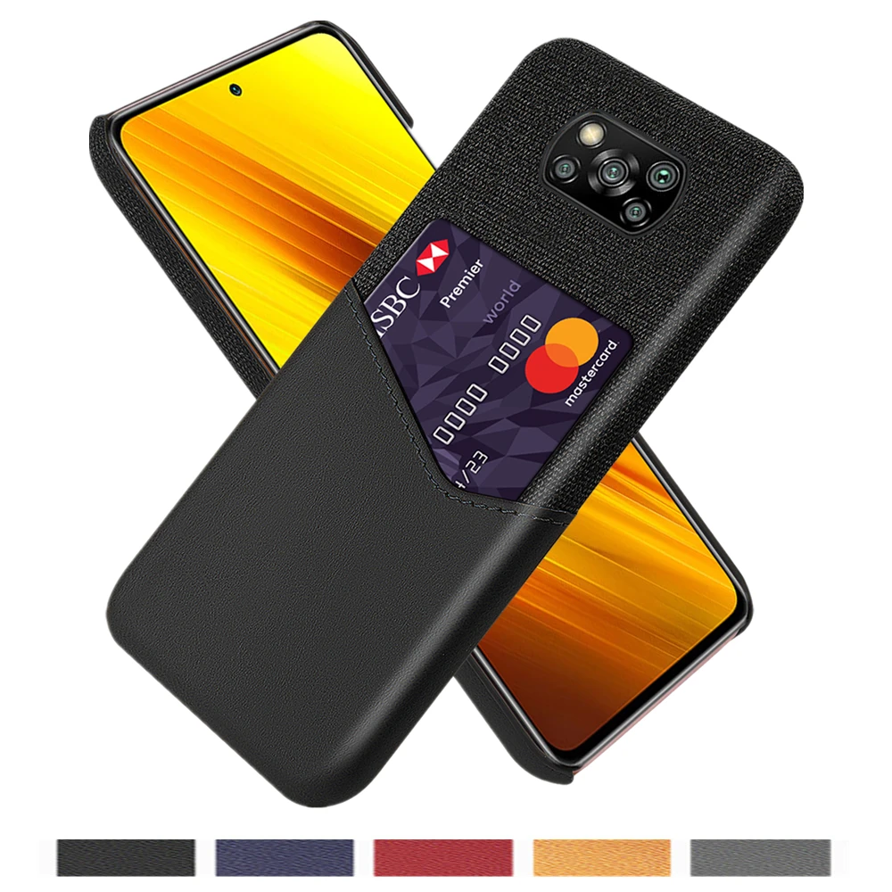 

Card Slot Cover Business Case For Xiaomi Xiomi Mi Poco X3 Pro F3 M3 11 i Lite Ultra 10T 11X Redmi Note 9 10 9S 10S K40 Pro Funda