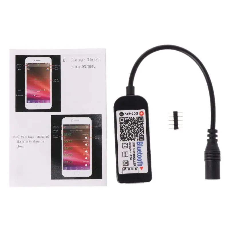 

517A DC12V LED Mini WIFI RGBW Controller Bluetooth-compatible IOS/Android Mobile