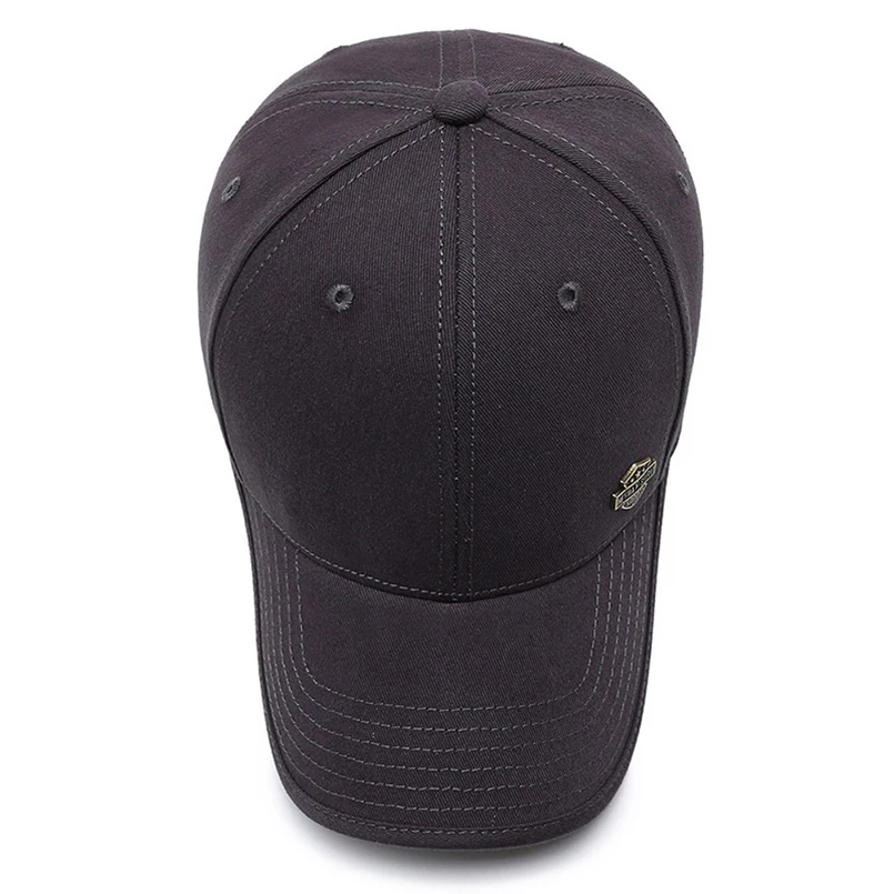 New High Quality Hat Men Solid Baseball Cap Peaked Korean Travel Sun Visor Young Fashion Design Green Simple Driver | Аксессуары для