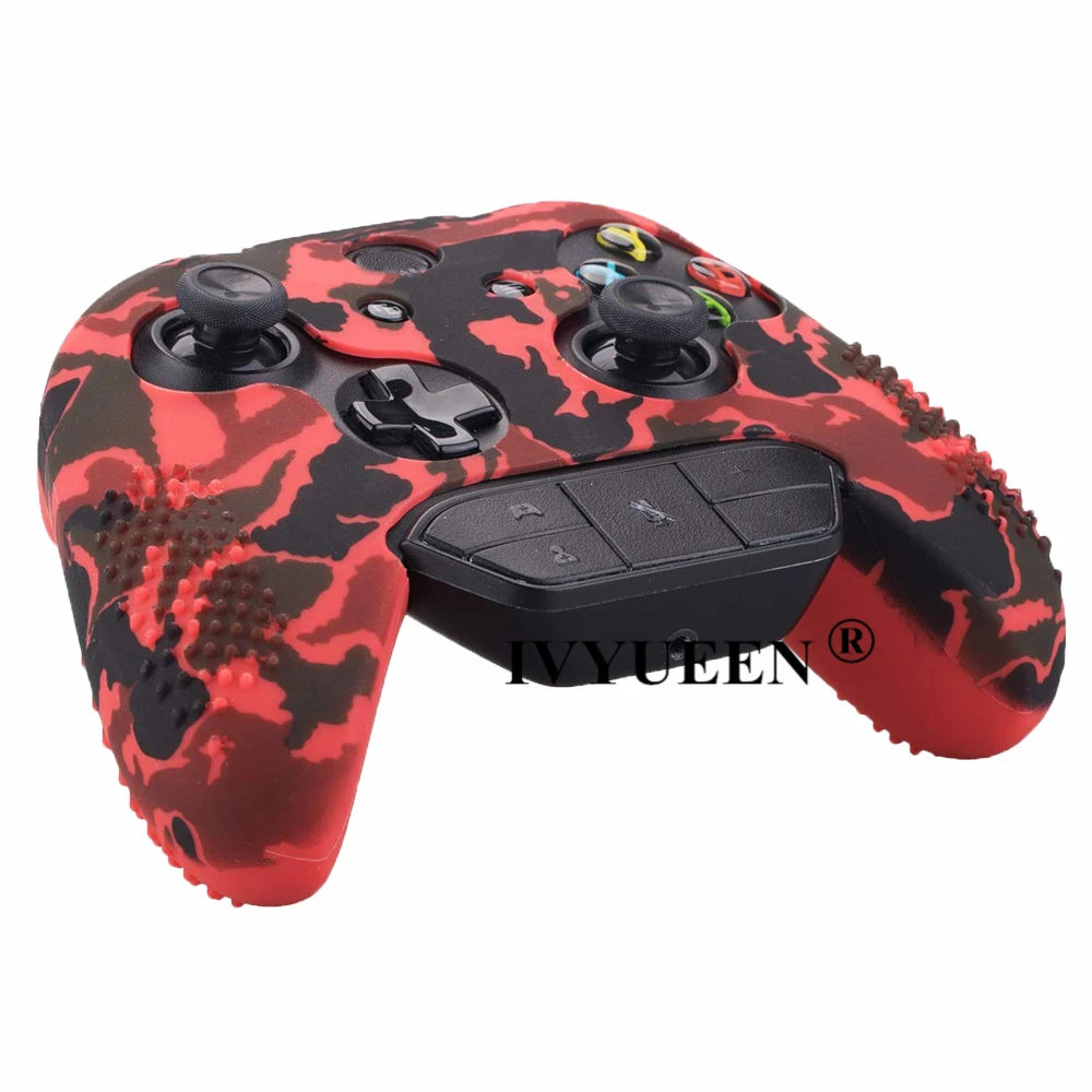IVYUEEN, 15 цветов, силиконовый чехол для microsoft Xbox One X S, тонкий контроллер, защитный чехол с аналоговой ручкой для большого пальца