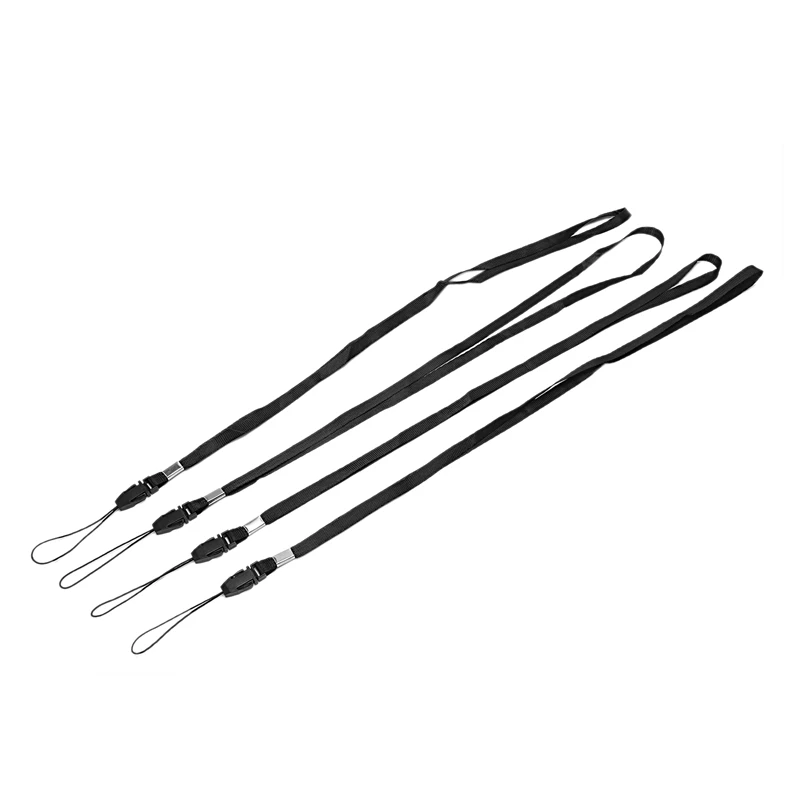 10x Черный Ремешок шейный ремешок для ID Pass карты бирки телефоны камера MP3