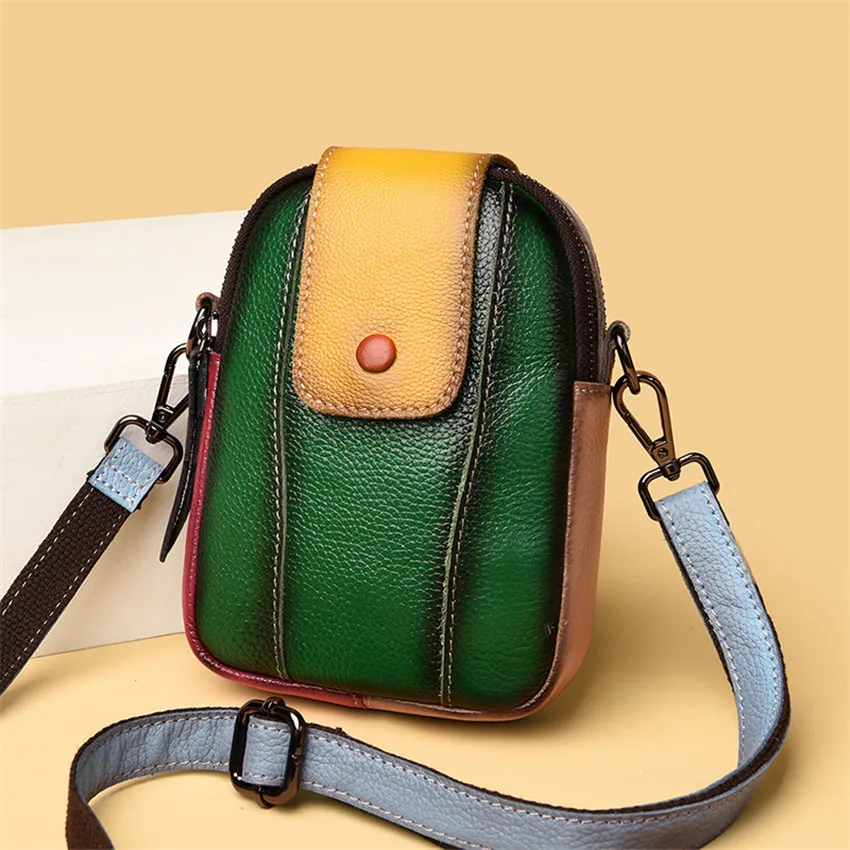 

Fashion Mini Bags For Women Monedero Genuine Leather Phone Purse Pouch Designer Luxury Bolsa Feminina Pequena Crossbody Brand