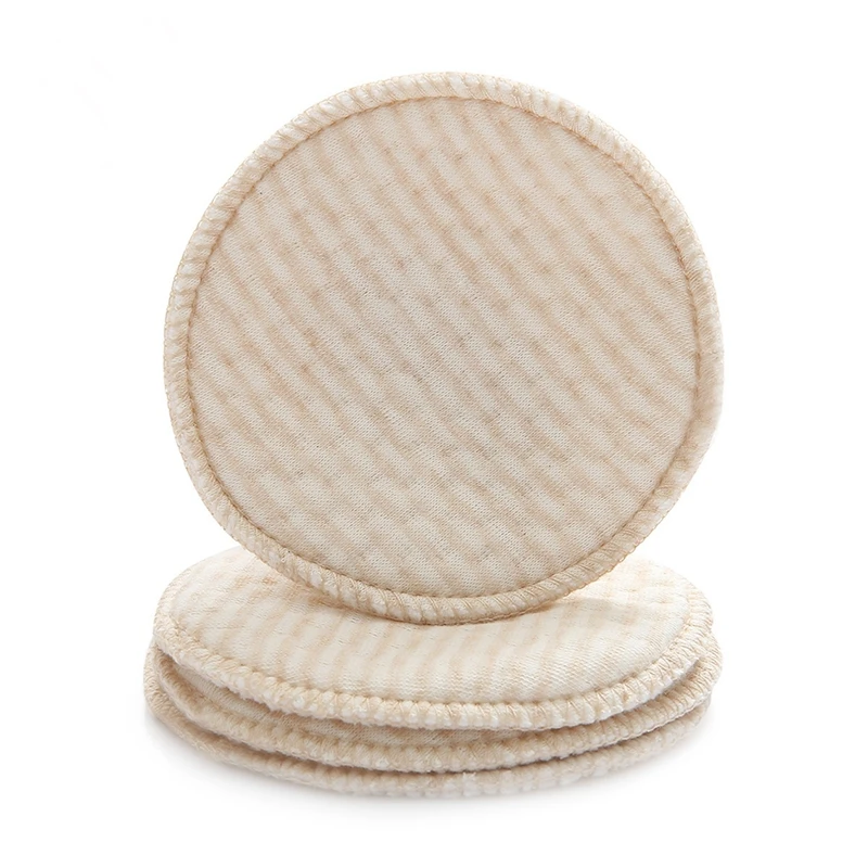 

K3NE 4pcs/bag Mommy Nursing Pad Washable Breast Pads Spill Prevention Breast Feeding