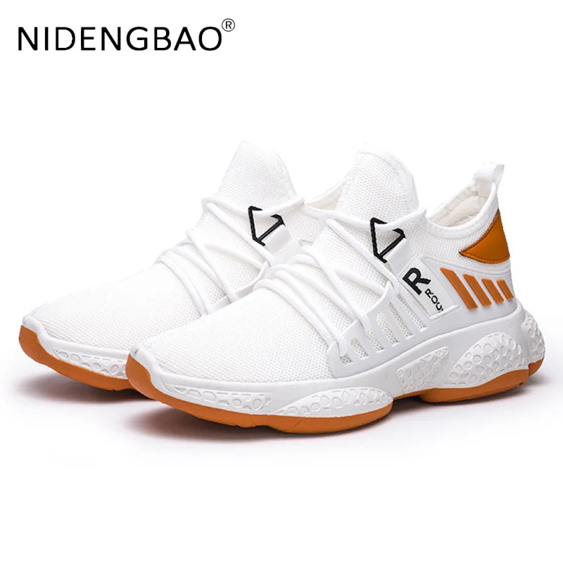 Summer Men Running Jogging Sports Shoes Mesh Breathable Male Sneakers Lightweight Damping Outdoor Casual Shoes Zapatillas Hombre