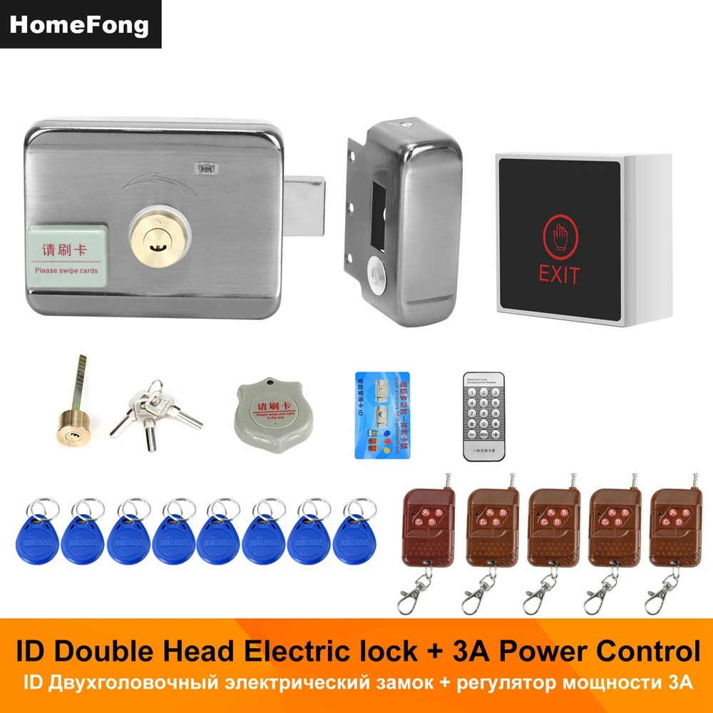 Электронный дверной замок Homefong дистанционное управление 4 режима 12 В постоянного