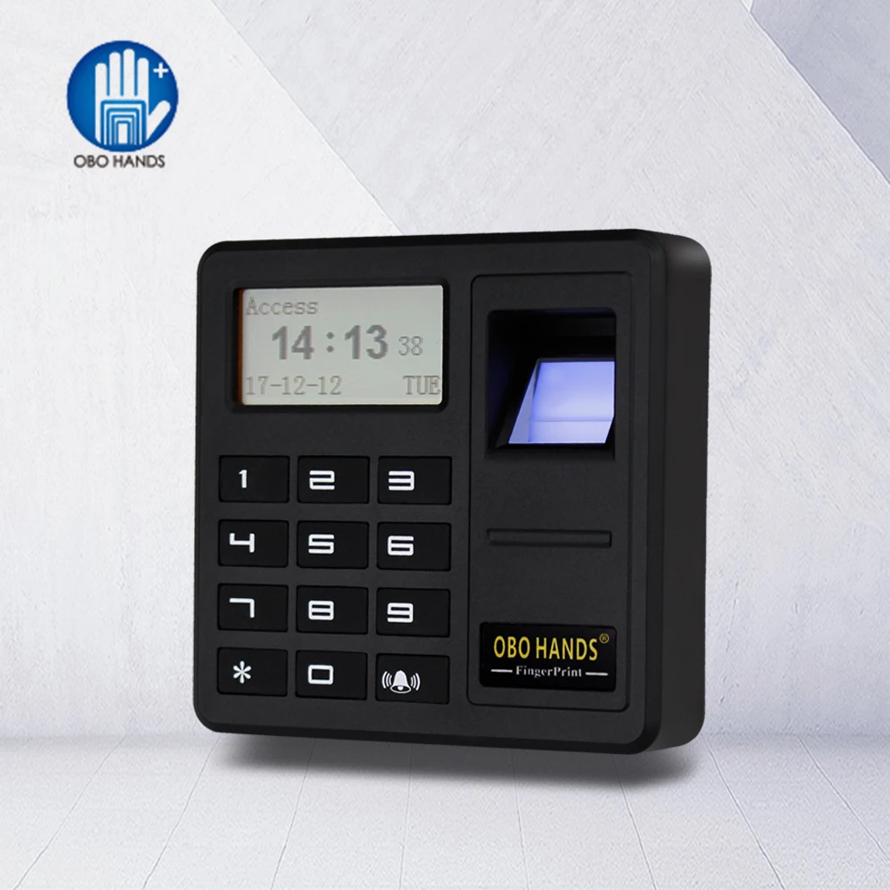 

Fingerprint Access Control System Biometric RFID Keypad Card Reader Door Opener Standalone Access Controller 125KHz/13.56MHz