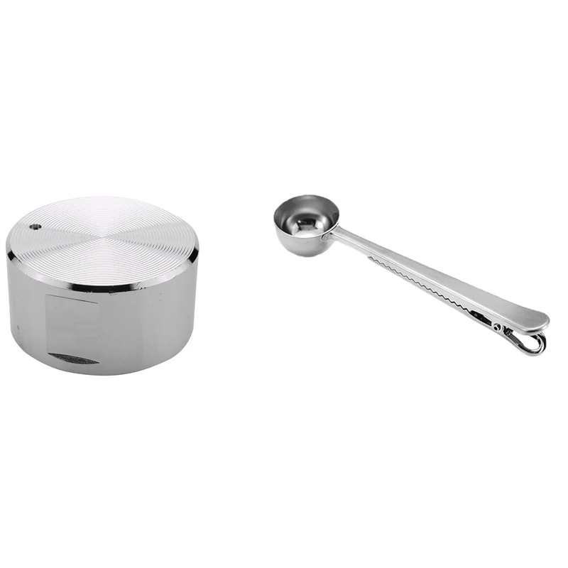 

2 Pcs Rotary Switch Gas Stove & 1 Pcs 2 In 1 Coffee Spoon With Bag Clip