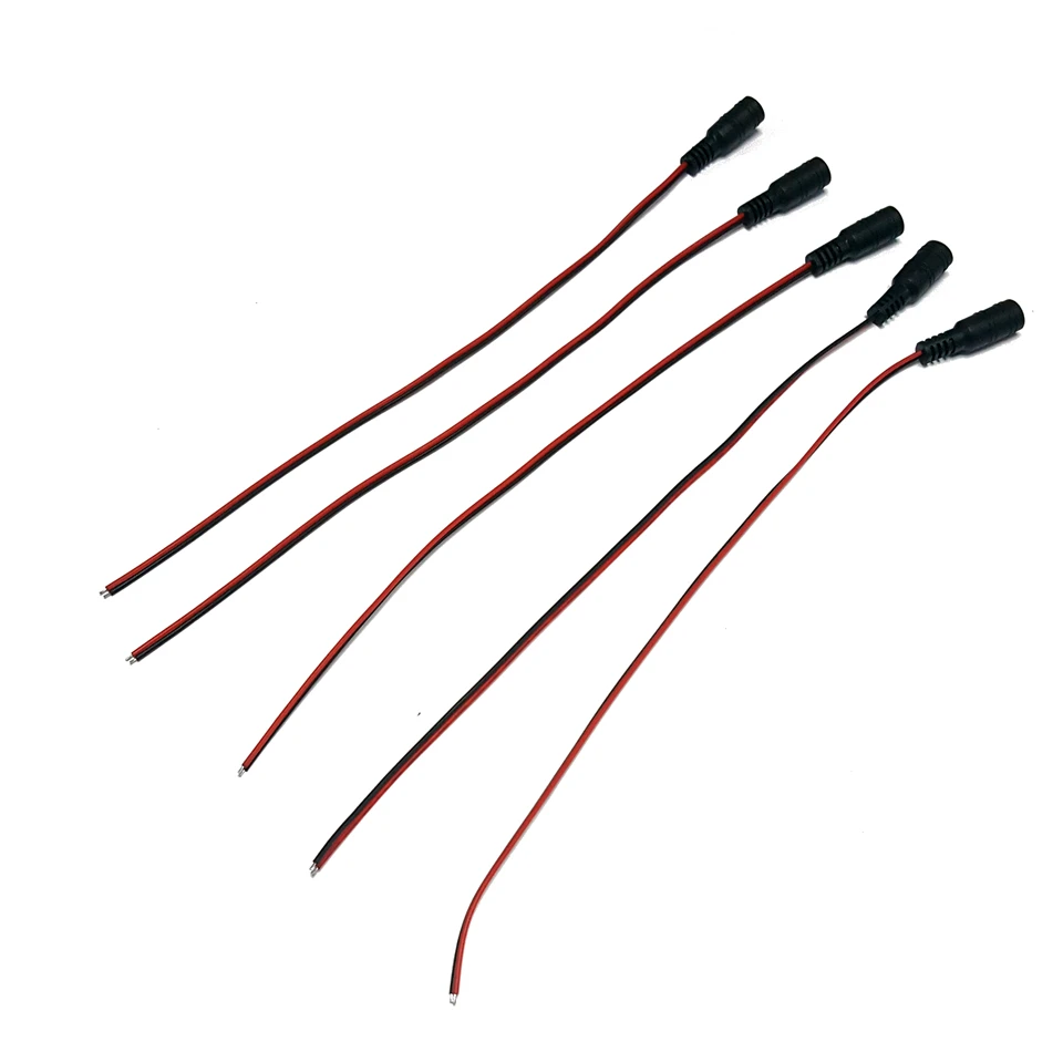 ESCAM 10 шт. Женский 5 5*2 1 мм штекер постоянного тока 12V адаптер переменного Мощность