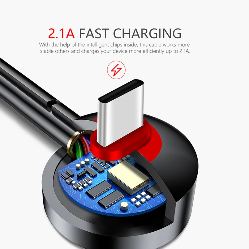ASINA 3 в 1 Type C кабель для быстрой зарядки USB зарядное устройство передачи данных