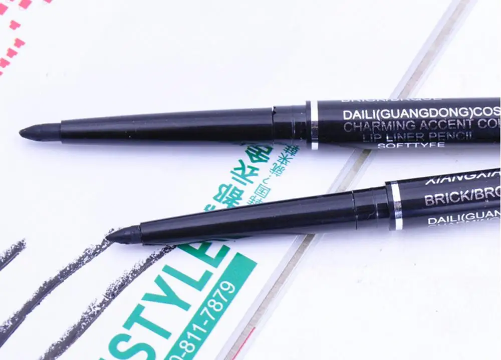 Водостойкая вращающаяся гелевая подводка для глаз Черная Подводка макияж