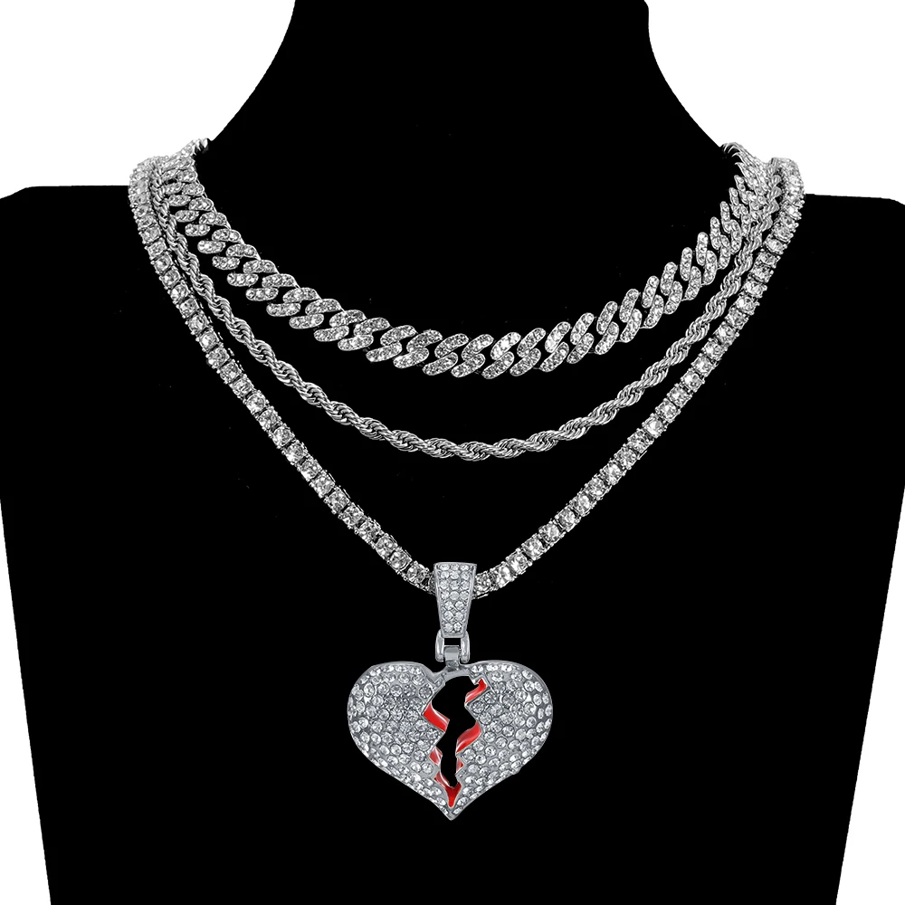 Украшенное Стразами Ожерелье Стразы звеньевая цепочка хрустальное ожерелье для