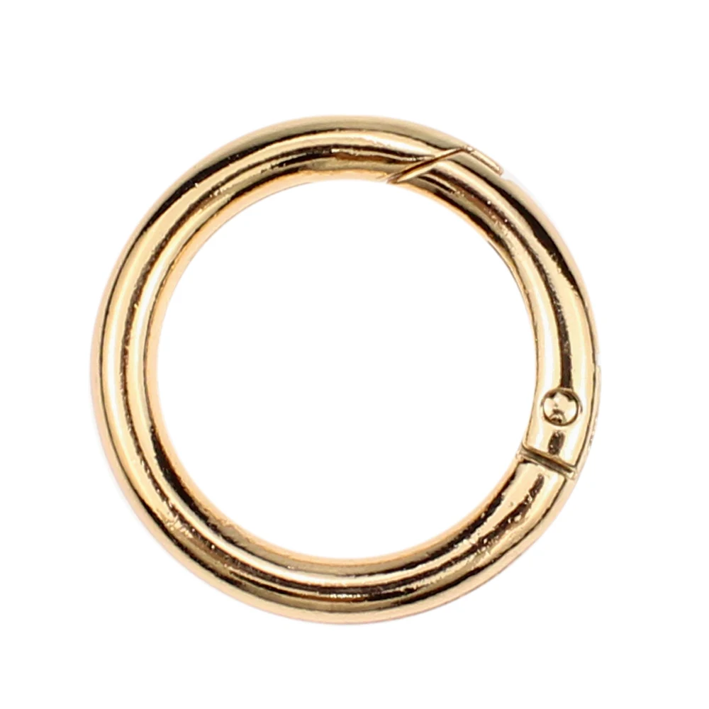 4Pcs Openable Keyring Metal Spring Gate O Ring Leather Bag Belt Strap Buckle Dog Chain Snap Clasp Clip Trigger Luggage | Багаж и сумки