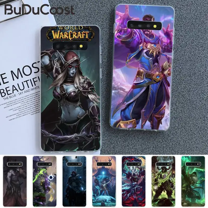 Mantrn популярный мягкий черный чехол для телефона Warcraft Samsung S5 6 7 8 9 10 S8 S9 S10 plus S10E lite