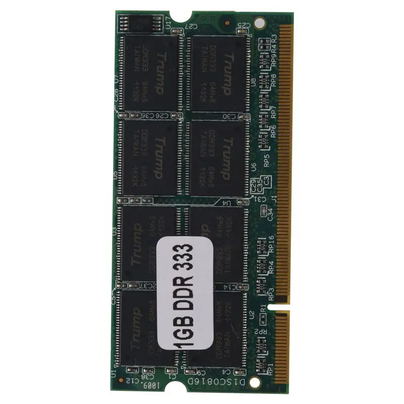 1 ГБ Гб DDR оперативная память ноутбука 333 МГц PC2700 NON ECC ПК DIMM 200 Pin код|Оперативная
