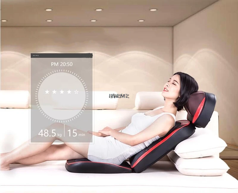 Massager multi-function body Neck shoulder waist cervical massage pillow home massage chair cushion cushion for leaning on J2197