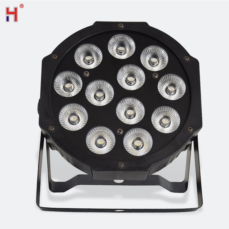 12X12w LED Par Light Mini Flat Uplighting Wash Fixture DJ Stage Equipment For Home Party Disco Concert Wedding | Лампы и освещение