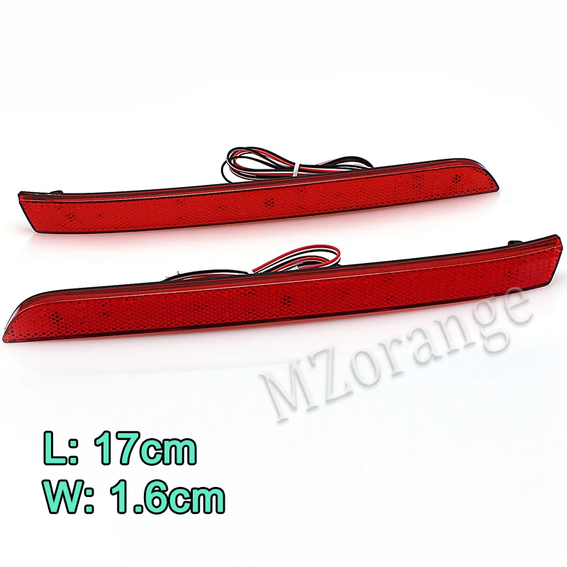

LED 2pcs Rear Bumper Brake Light For Volkswagen Transporter T5 2012 2013 2014 2015 2016 Caravelle Multivan Tail Stop Fog Lamp