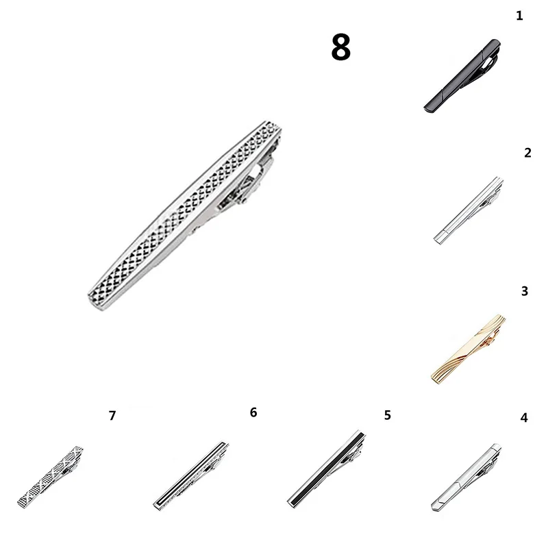 1 шт. мужской металлический зажим для галстука застежка свадьбы Деловой жениха