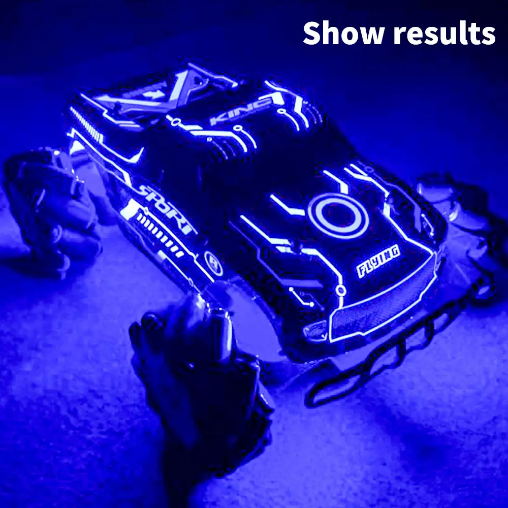 

2020 new rc car 1:16 four-wheel drive stunt car light programming forward music dancing car 360 rotating off-road climbing car