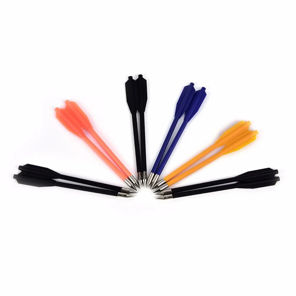 12 шт. тактические стальные стрелы для стрельбы из лука наконечники стрел военные