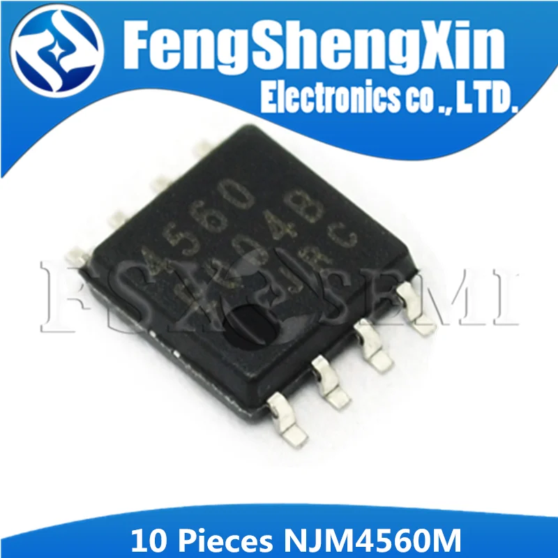 Новый NJM4560M 4560 SOP-8 NJM4560 SOP 4560M SOP8 Двойной рабочий усилитель оригинальный
