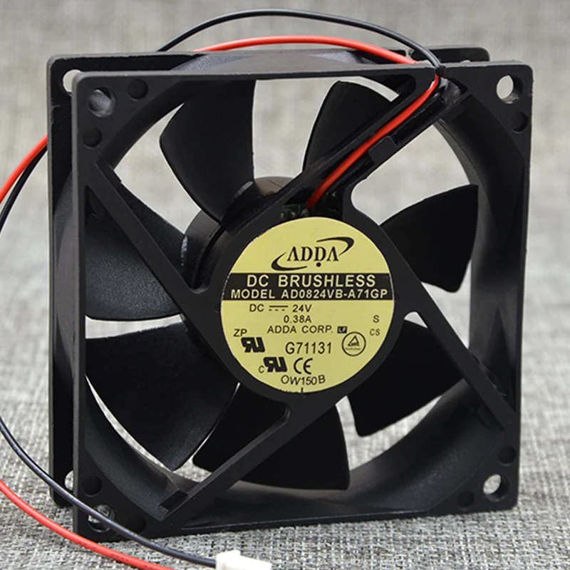 AD0824VB-A71GP для ADDA 8025 DC 24V 0.38A охладитель частоты охлаждающий вентилятор