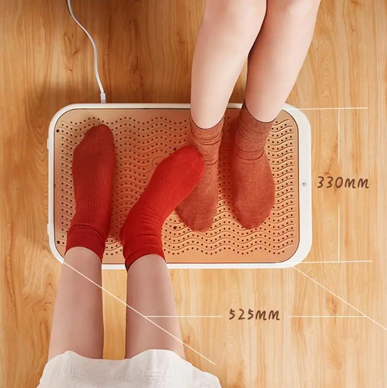 Кожаный нагревательный коврик для ног с рисунком медведя водонепроницаемый