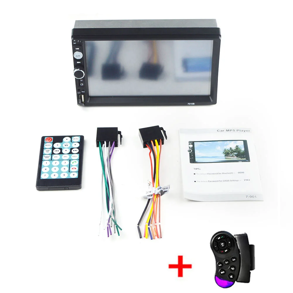 C-Player and Control Aupart Авторадио центральный мультимедийный 2 Din Автомобильный Радио HD " сенсорный экран Аудио Bluetooth AUX TF камера заднего вида MP5 киноплеер - Цвет: C-Player and Control