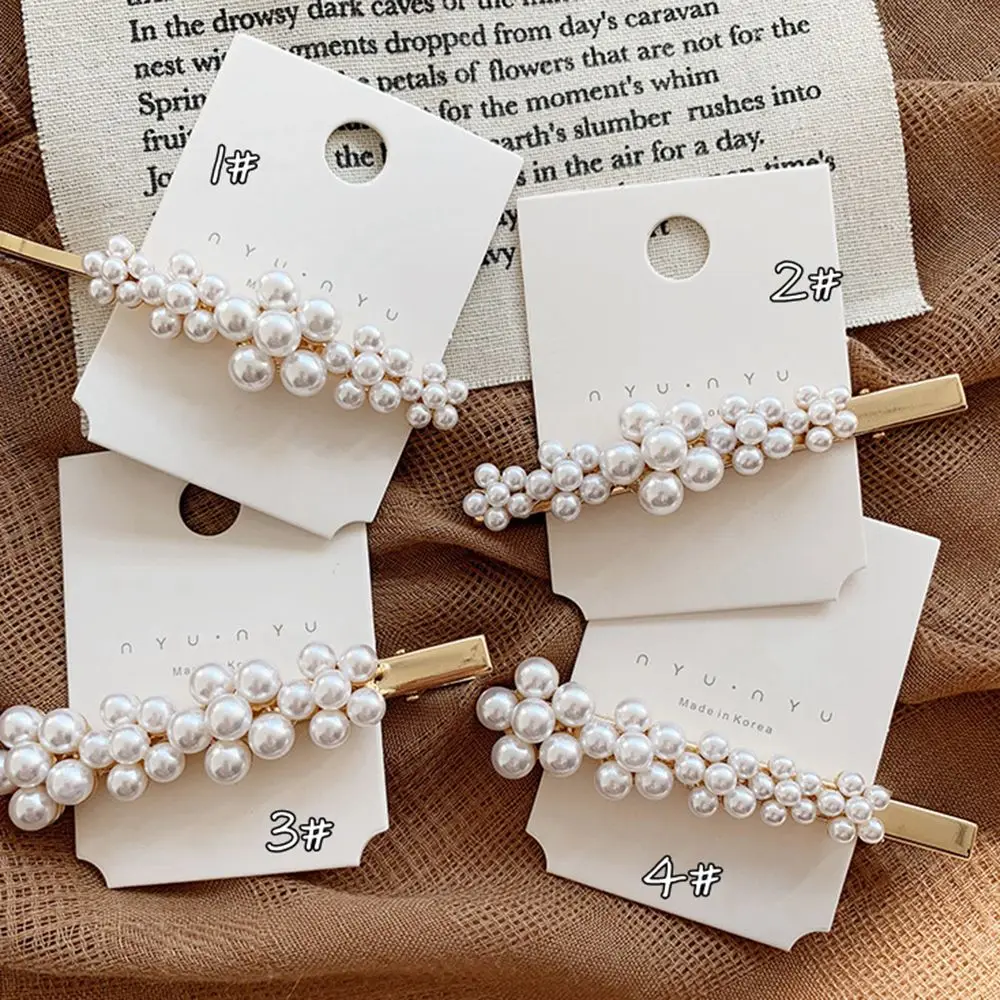 1/2 предмета: жемчужный металлические заколки для волос женщин заколка девочек