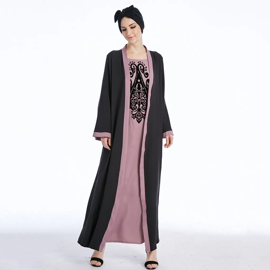 Abayas для женщин мусульманская длинная абайя красивые мусульманские платья