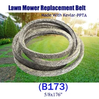 make with kevlar lawn mower belt b173 5 8x176 5022061 5103391 5103871 for para aramid fiber is700z is3000 is3100 61
